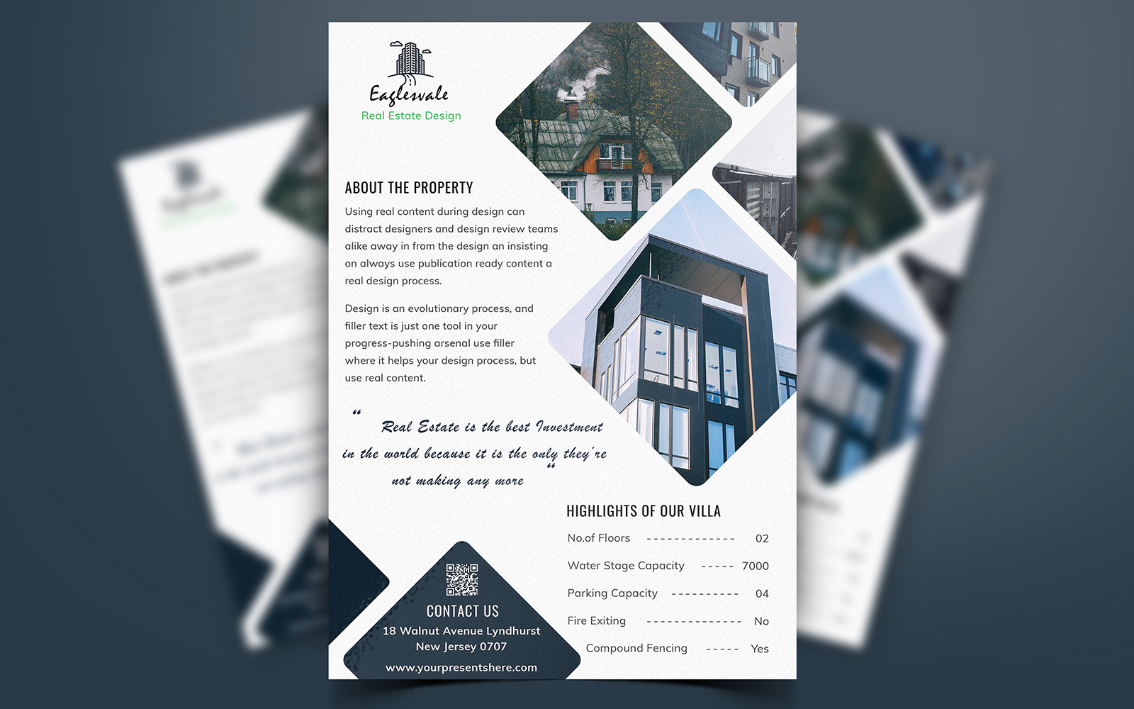 Booger - Real Estate Property Flyer Design - Corporate Identity Template