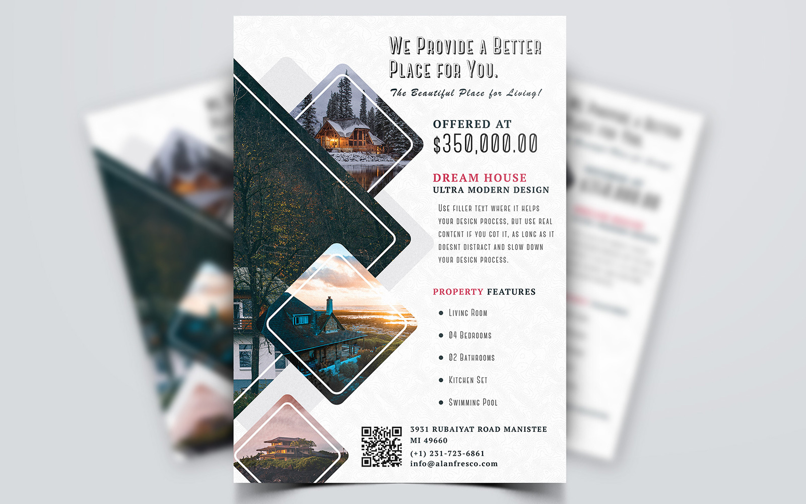 Stemso - Real Estate Property Flyer Design - Corporate Identity Template