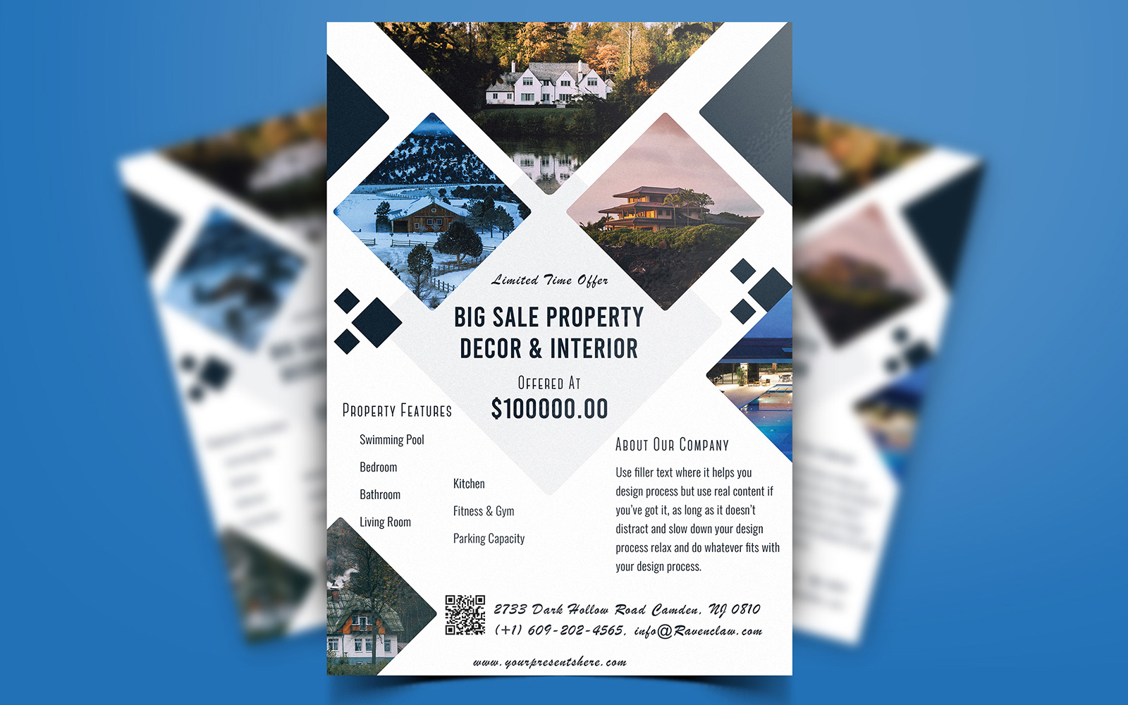 Cesubs - Real Estate Property Flyer Design - Corporate Identity Template
