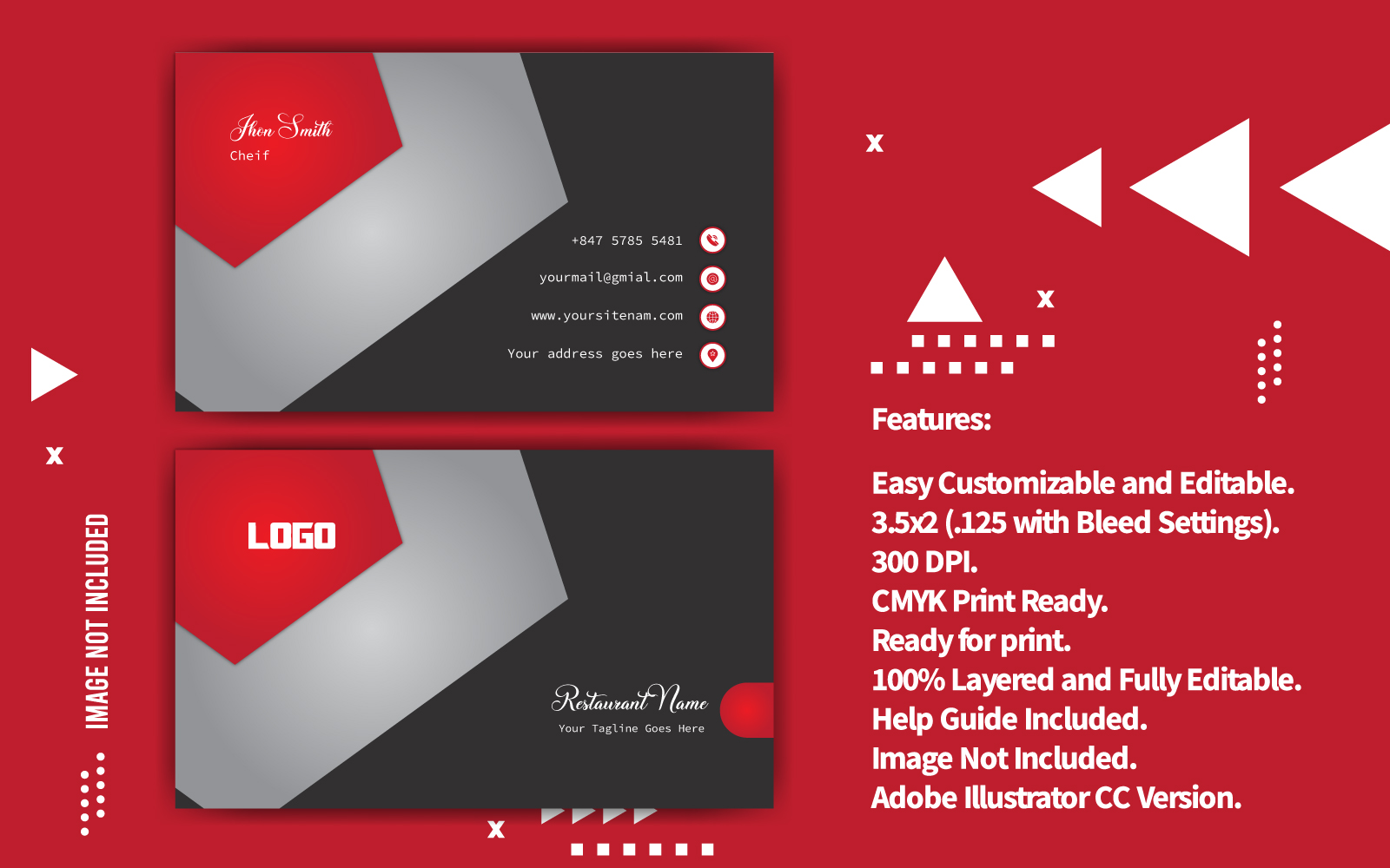 Stylish Business Card Design - Corporate Identity Template
