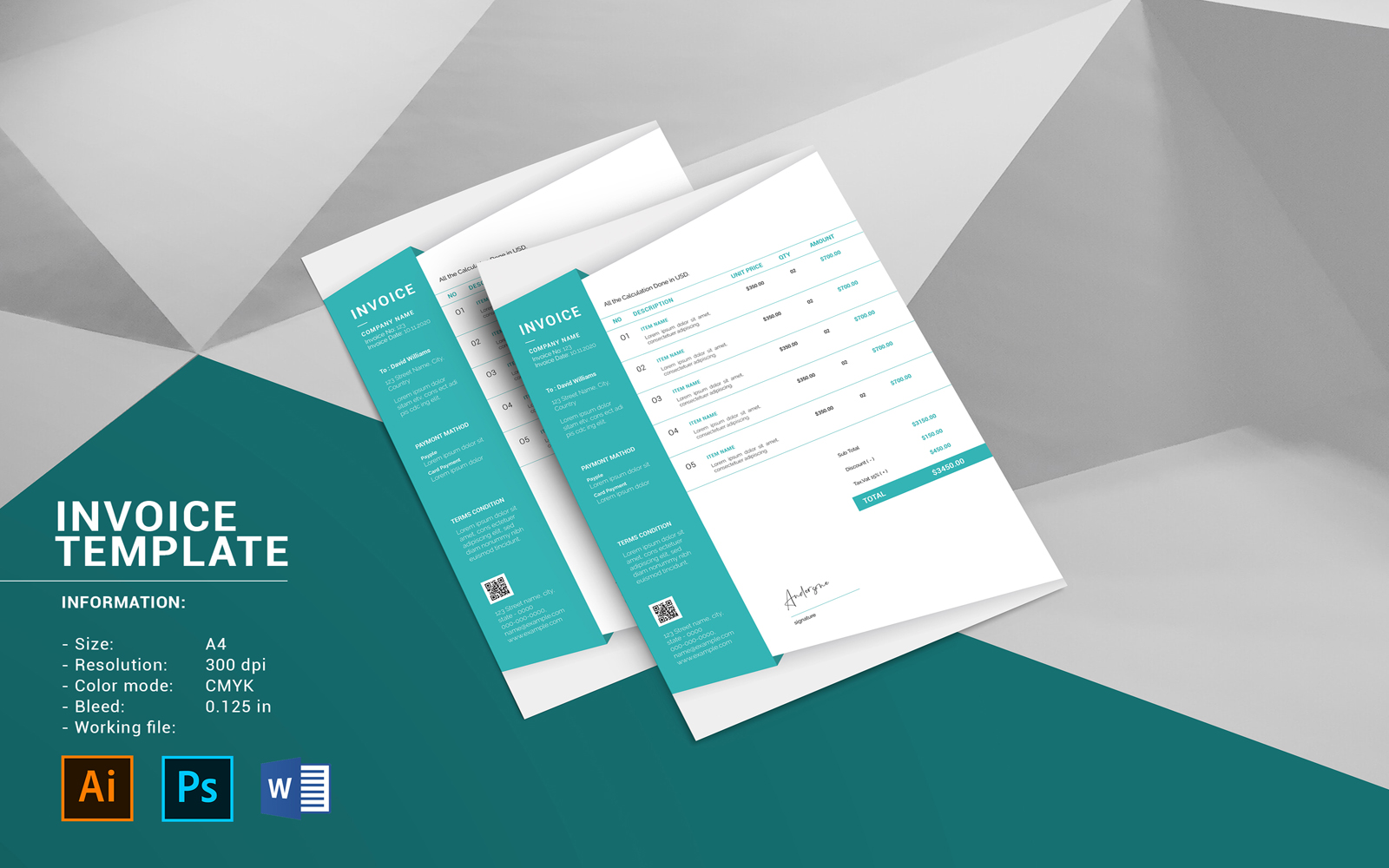 Invoice - Corporate Identity Template