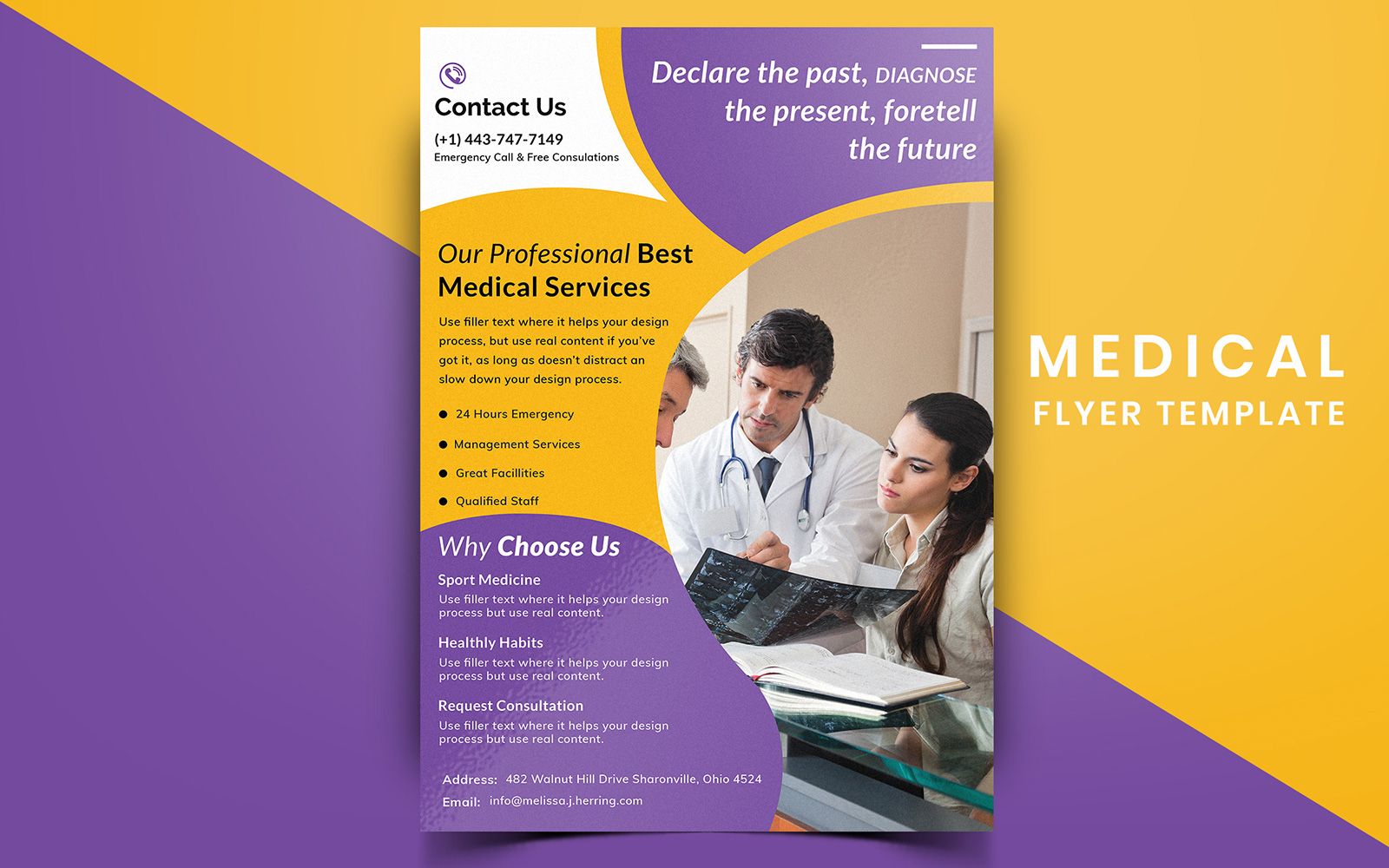 Deprimo - Medical Flyer Design - Corporate Identity Template