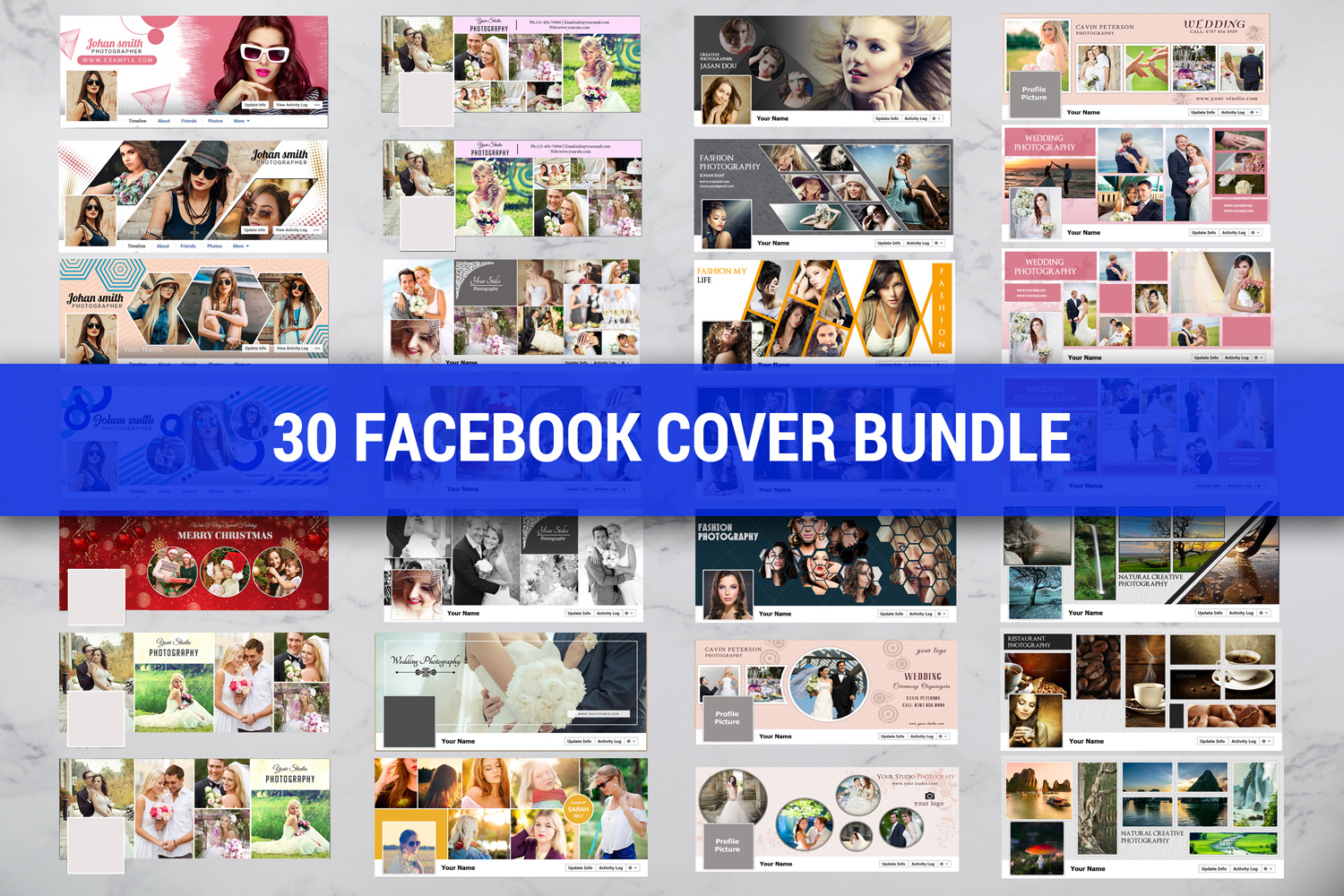 Facebook Cover Bundle Social Media Template