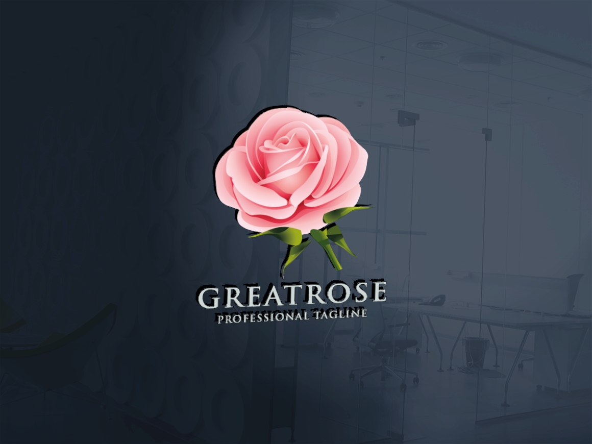 Great Rose Logo Template