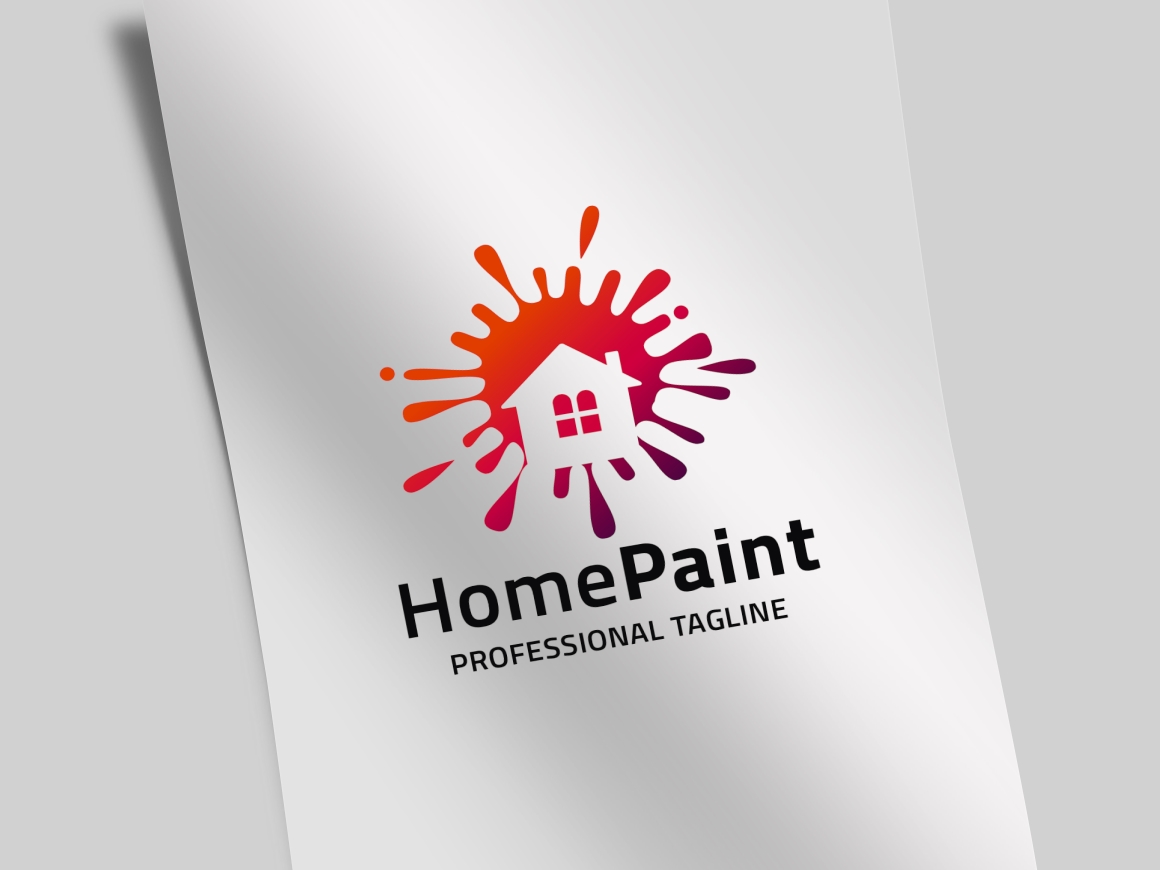 Home Paint Logo Template