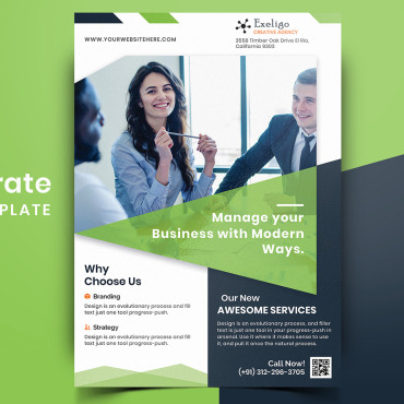 Company Flyer Corporate Identity 160954