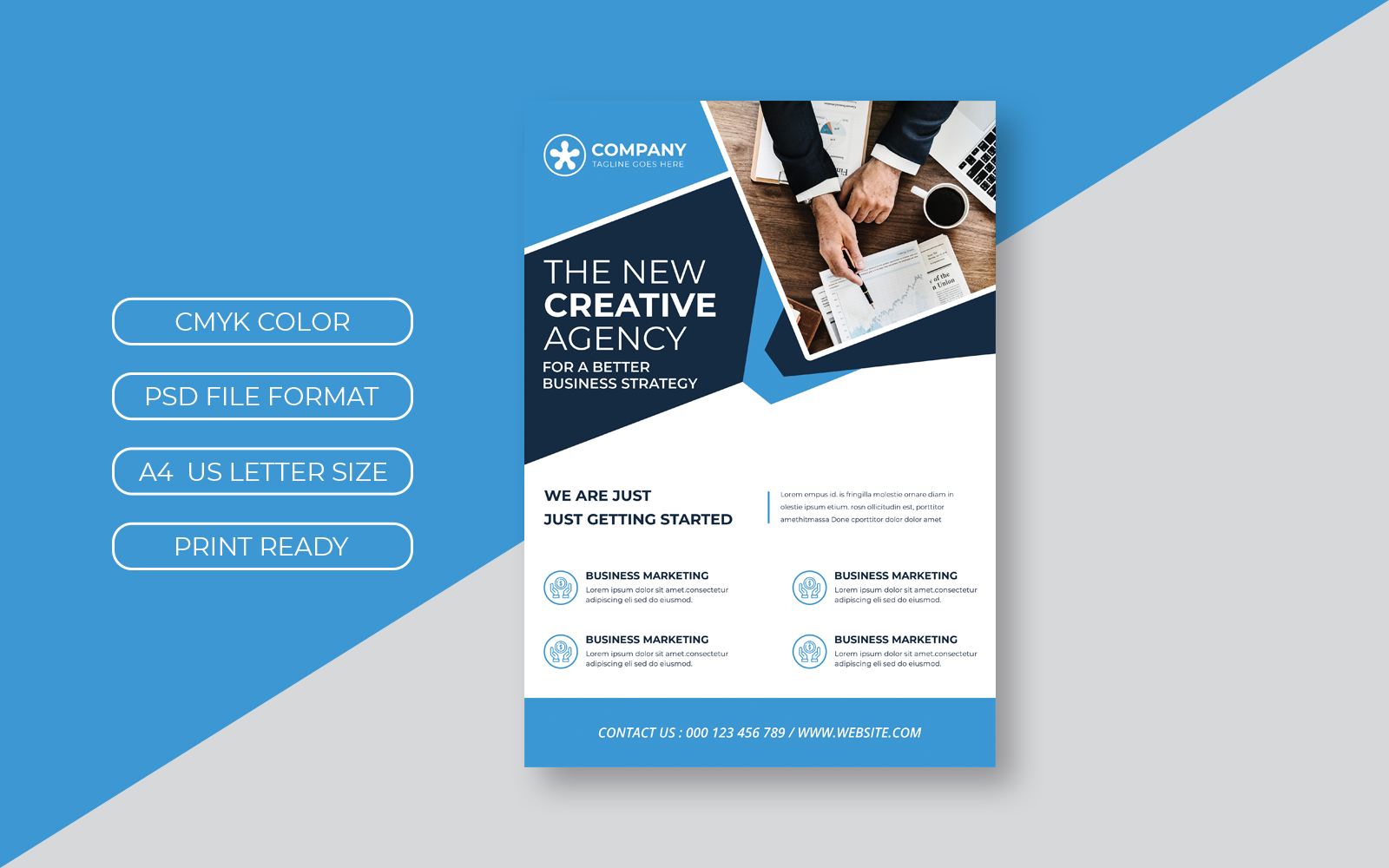 Digital Business Marketing Flyer - Corporate Identity Template