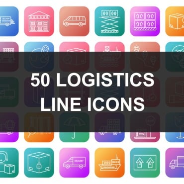 Boxes Shipment Icon Sets 161060