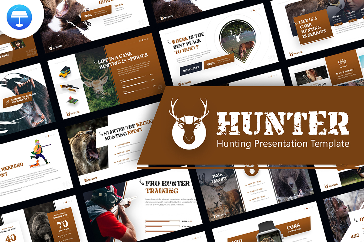 Hunter Hunting - Keynote template