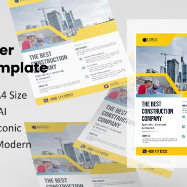 Template Flyer Corporate Identity 162420