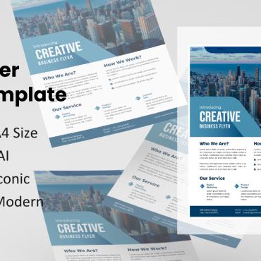 Template Flyer Corporate Identity 162424