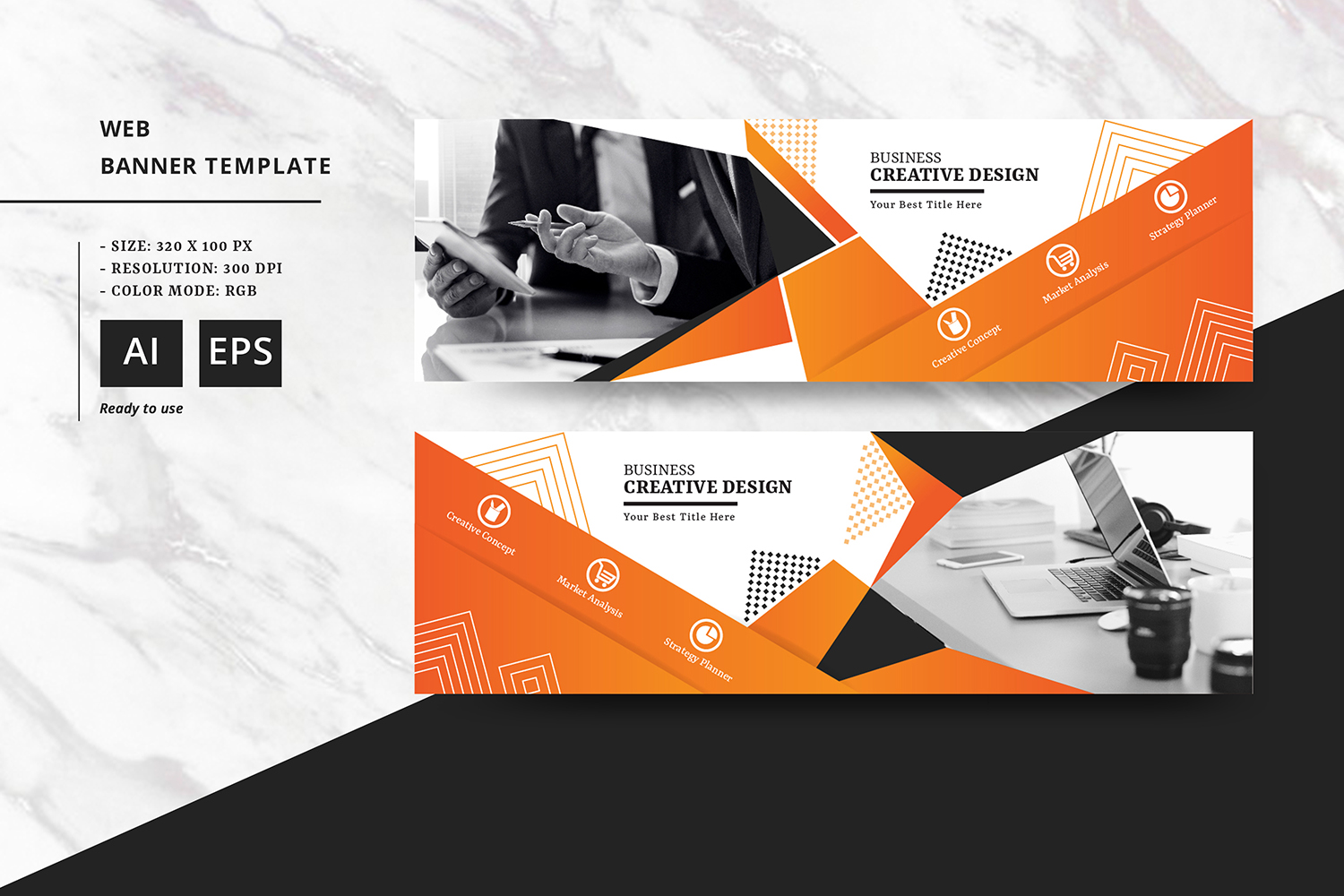 Web Banner - Corporate Identity Template