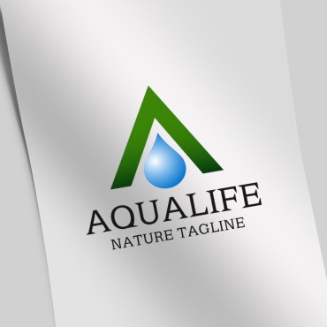 Aqua Blue Logo Templates 162744