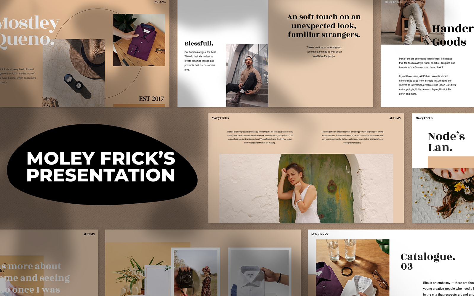 Moley Frick's -  Presentation PowerPoint template