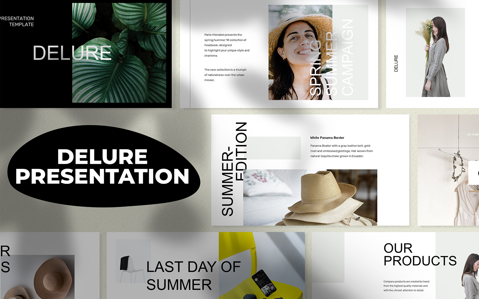 Delure Presentation PowerPoint template