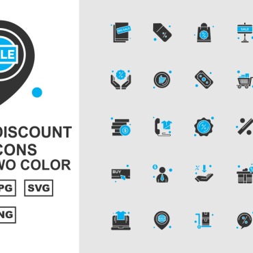 Sale Telephone Icon Sets 163002