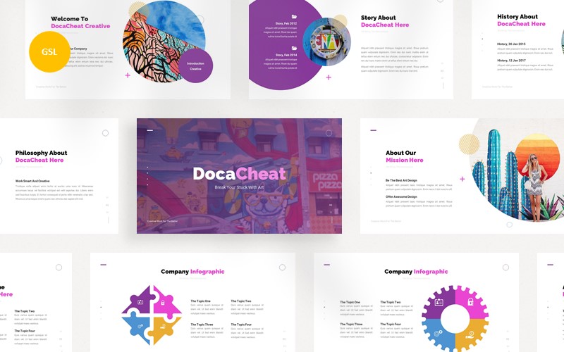 DocaCheat Creative Business Google Slides