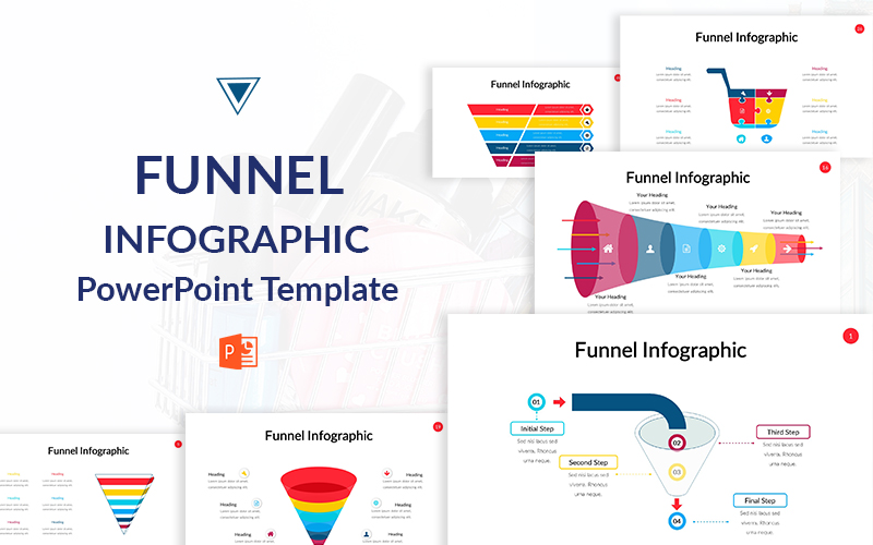 Funnel Infographic PowerPoint template