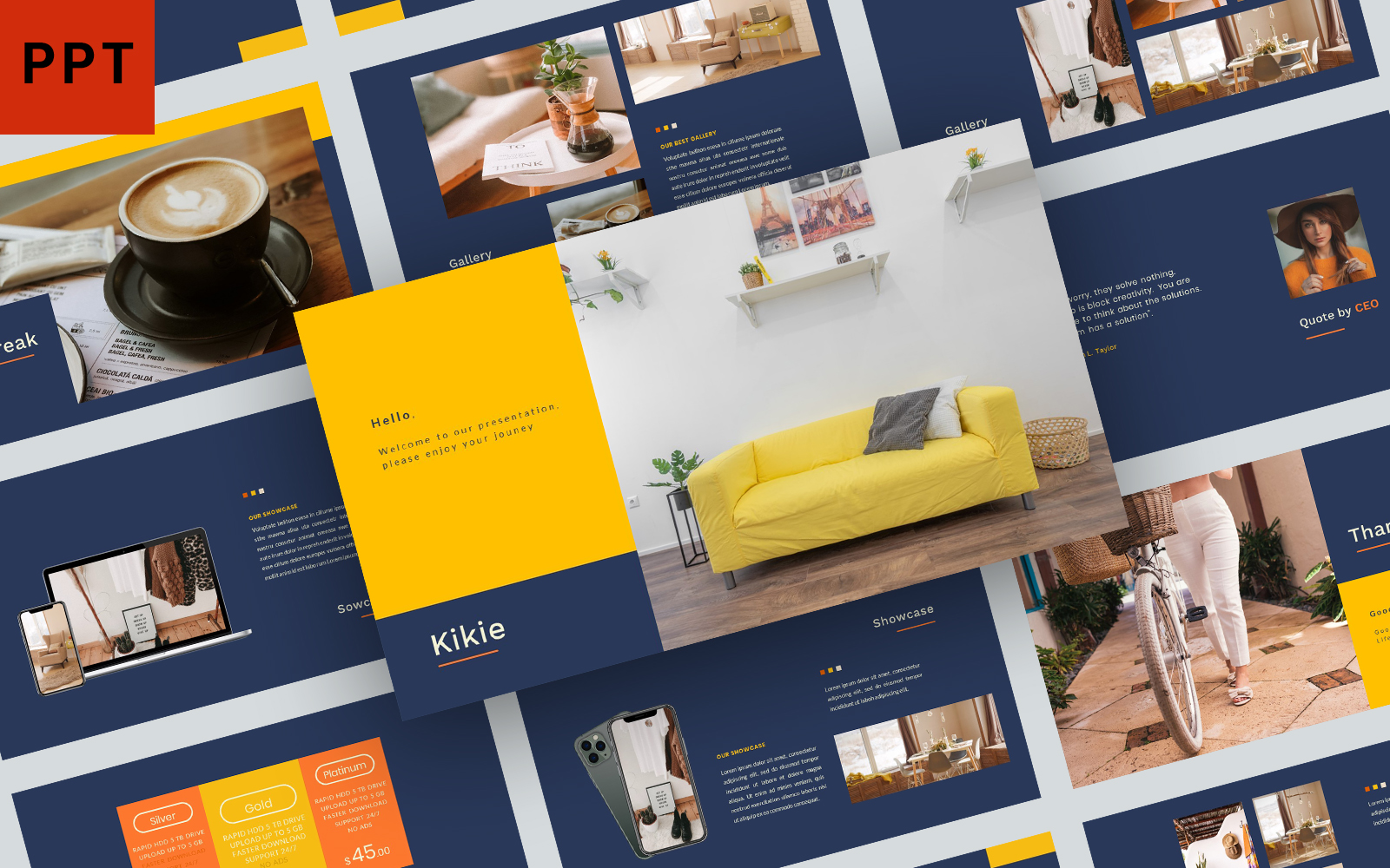 Kikie PowerPoint template