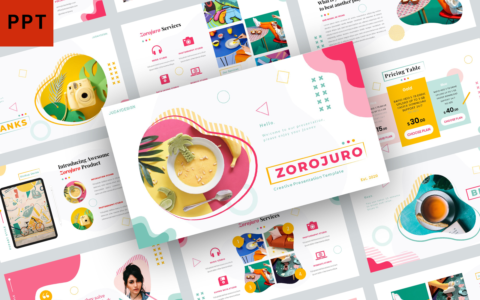 Zorojuro PowerPoint template