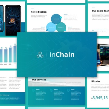 Business Blockchain PowerPoint Templates 163493