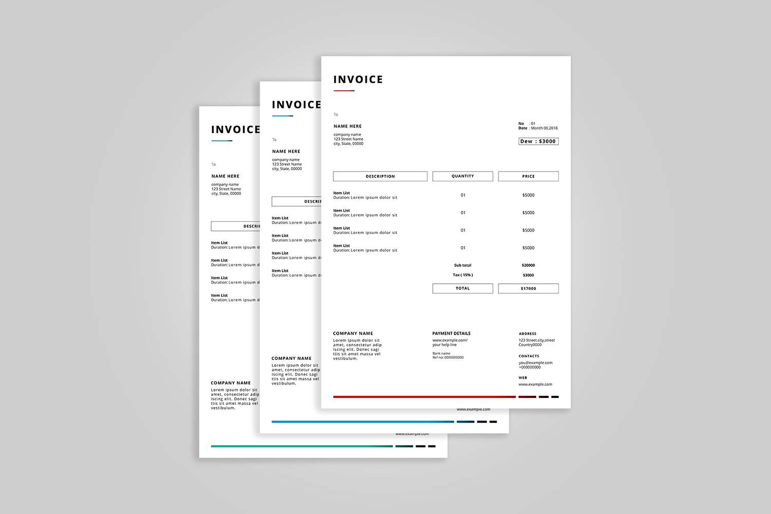 Invoice - Corporate Identity Template