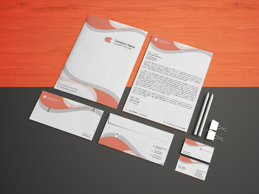 Brand Stationery Design - Corporate Identity Template