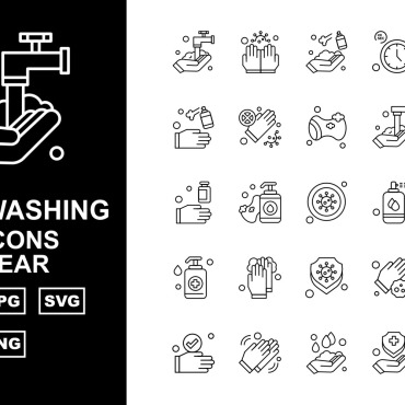 Clean Sponge Icon Sets 163839