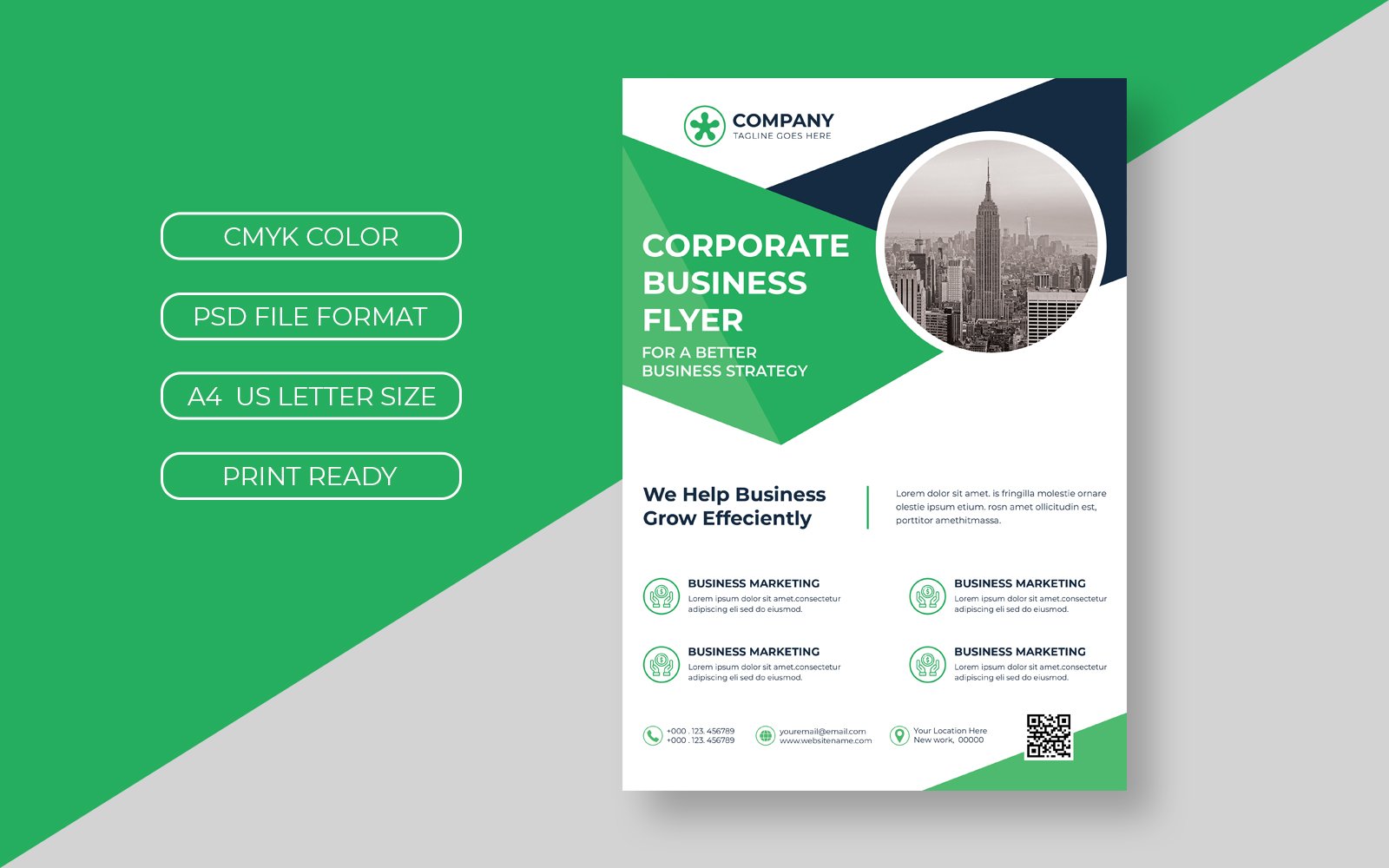 Minimal Business Flyer - Corporate Identity Template