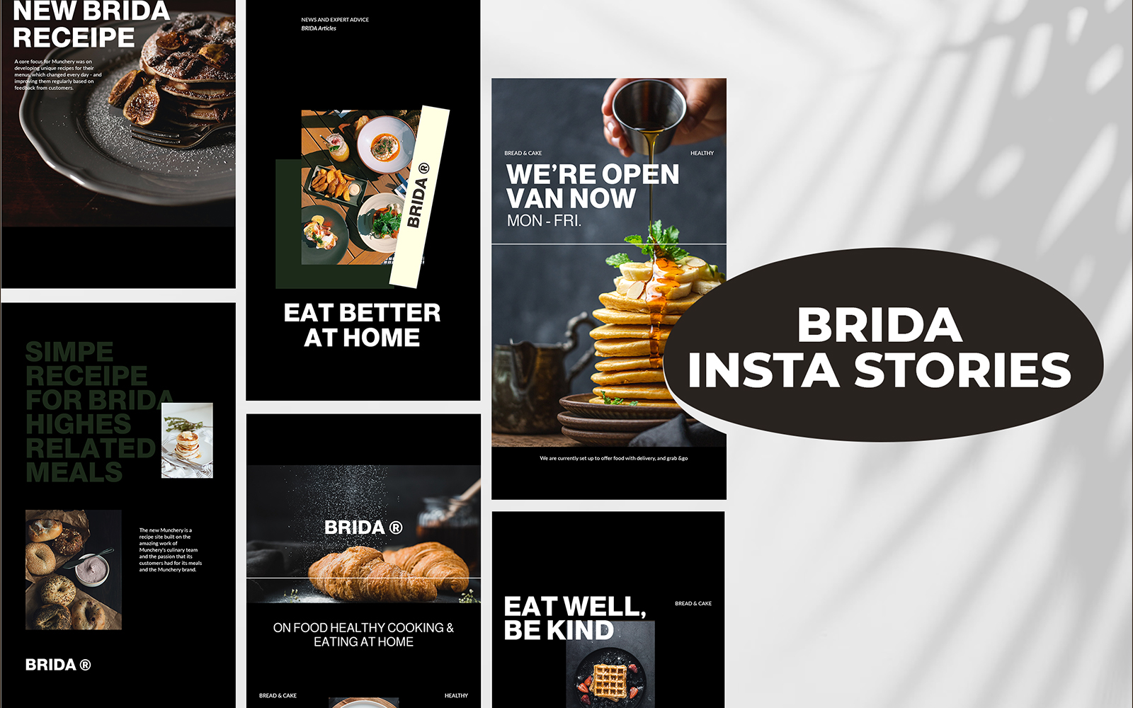 Brida Resto - Insta Stories Template for Social Media