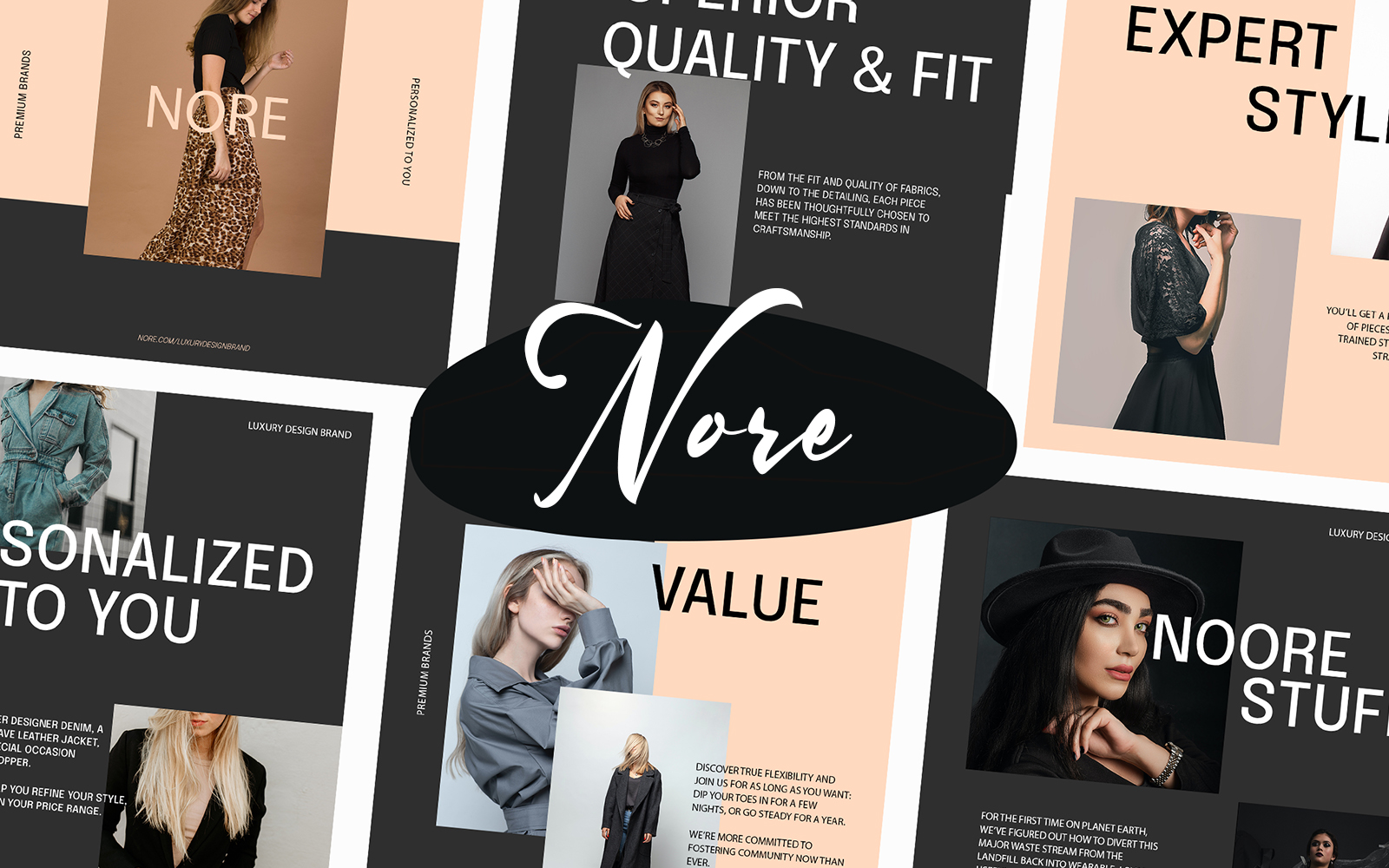 Nore Instagram Posts Social Media Template