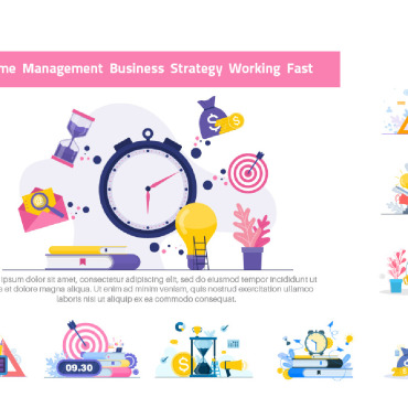 Management Business Illustrations Templates 164443