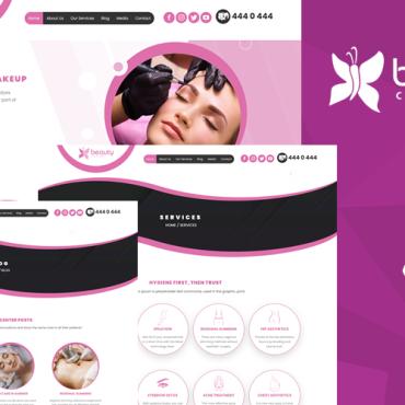 Skin Care Responsive Website Templates 164459