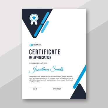 Template Modern Certificate Templates 164462