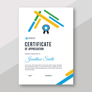 Theme Graphic Certificate Templates 164463