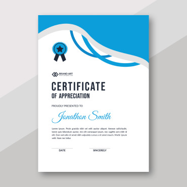 Theme Graphic Certificate Templates 164466