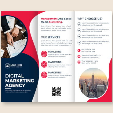 Tri Fold Corporate Identity 164477