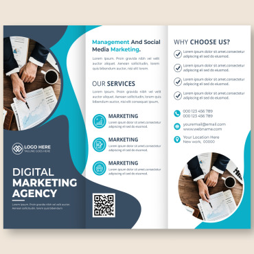 Tri Fold Corporate Identity 164478