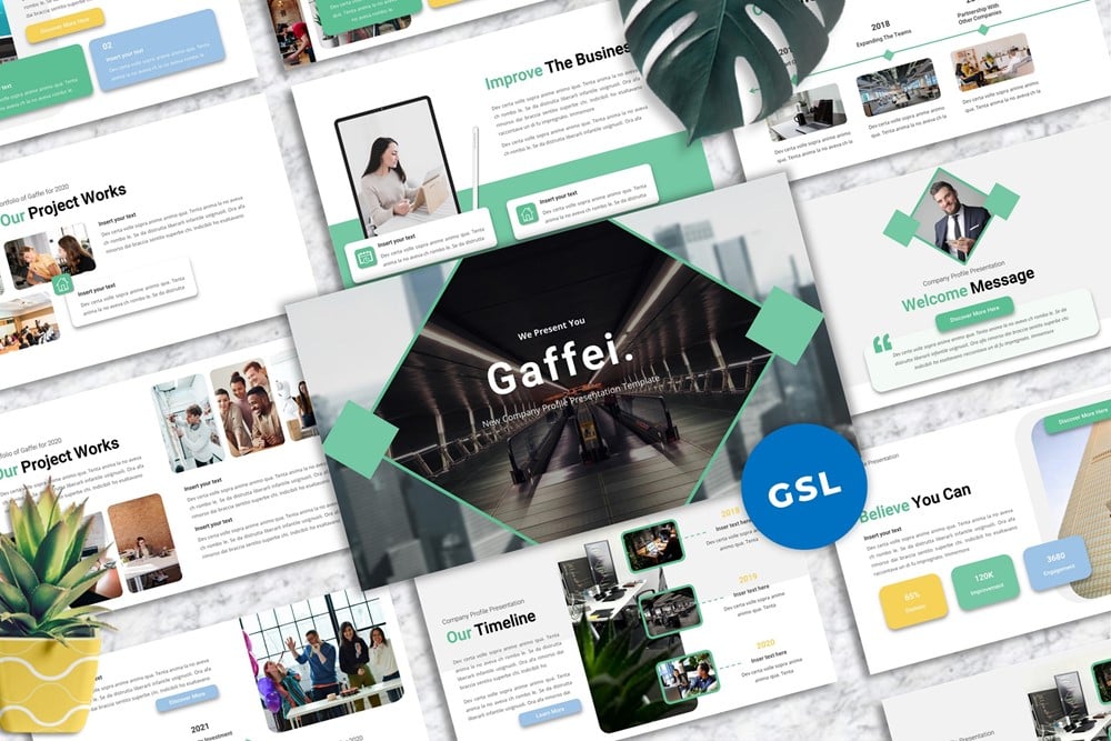 Gaffei - Company Profile Google Slides
