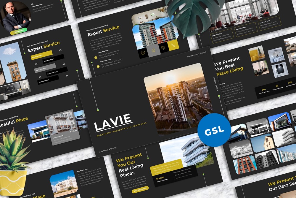 Lavie - Apartment Google Slides