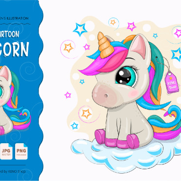 Unicorn Clip Vectors Templates 164532