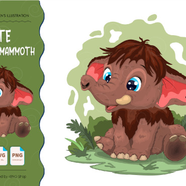 Mammoth Paint Vectors Templates 164534