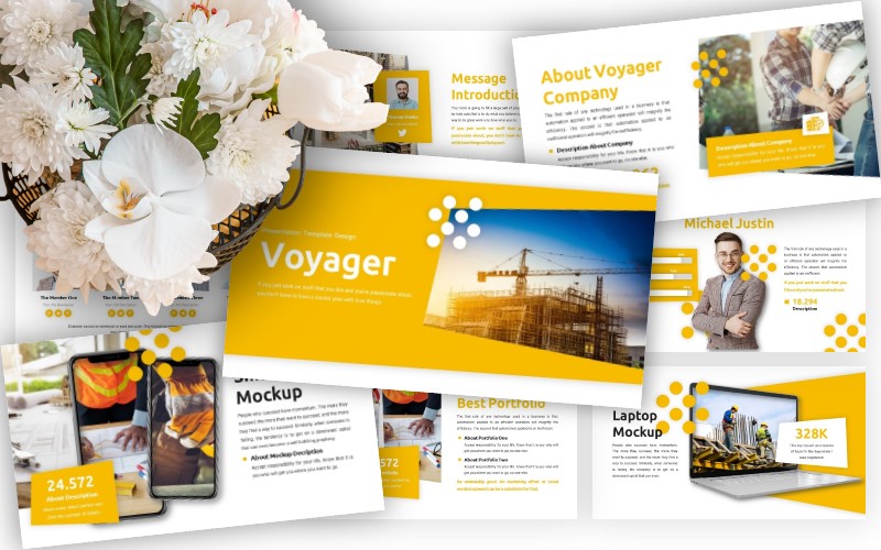 Voyager - Google Slide Template