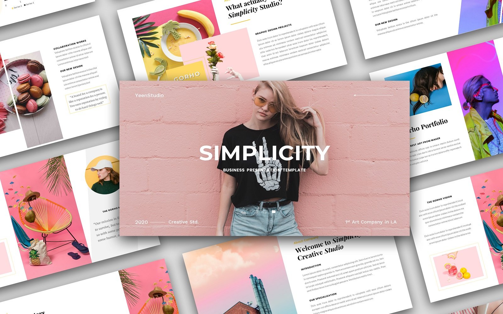 Simplicity - Business Presentation Google Slides Template