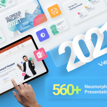 Startup Neumorph PowerPoint Templates 164944