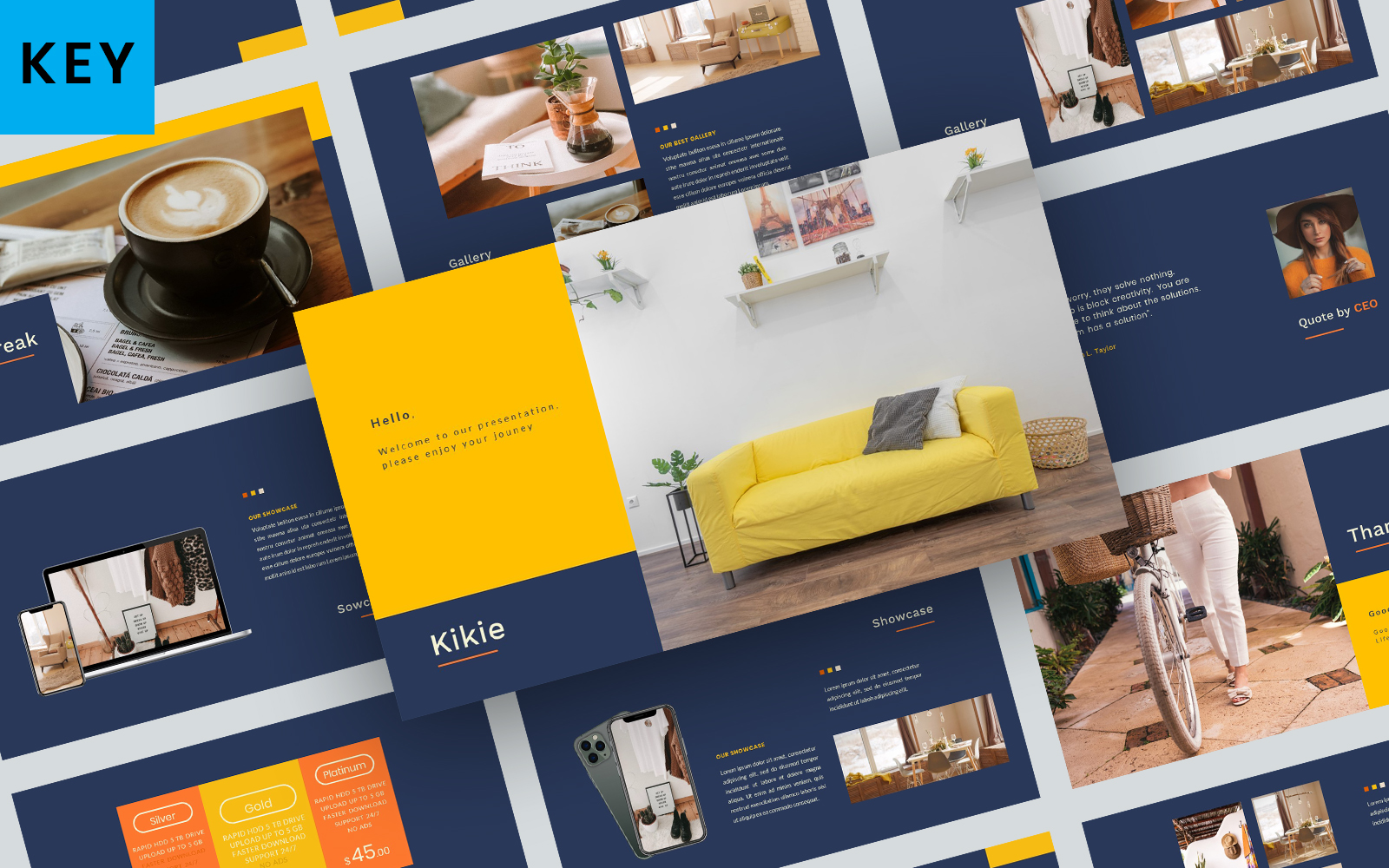 Kikie - Keynote template