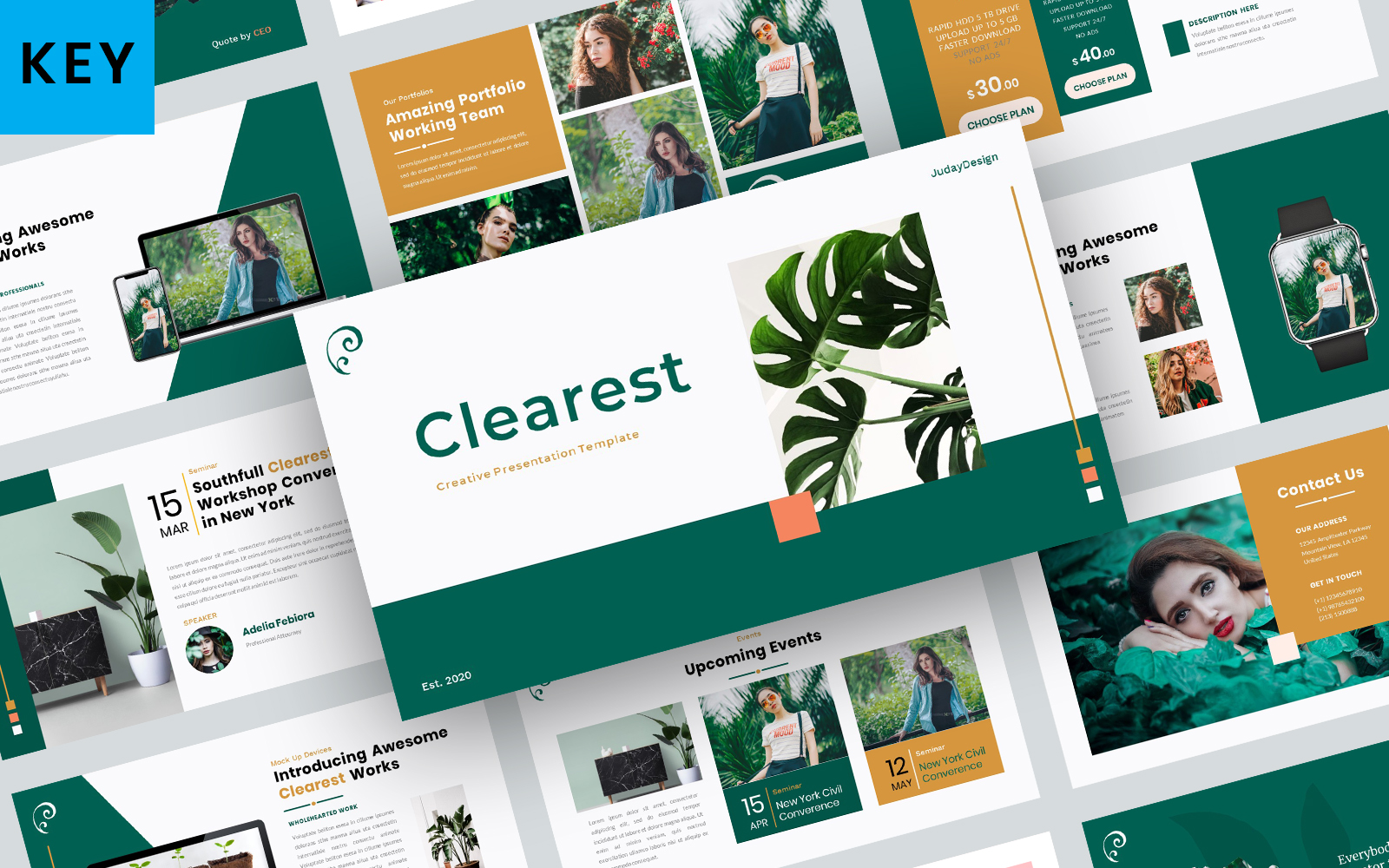 Clearest - Keynote template