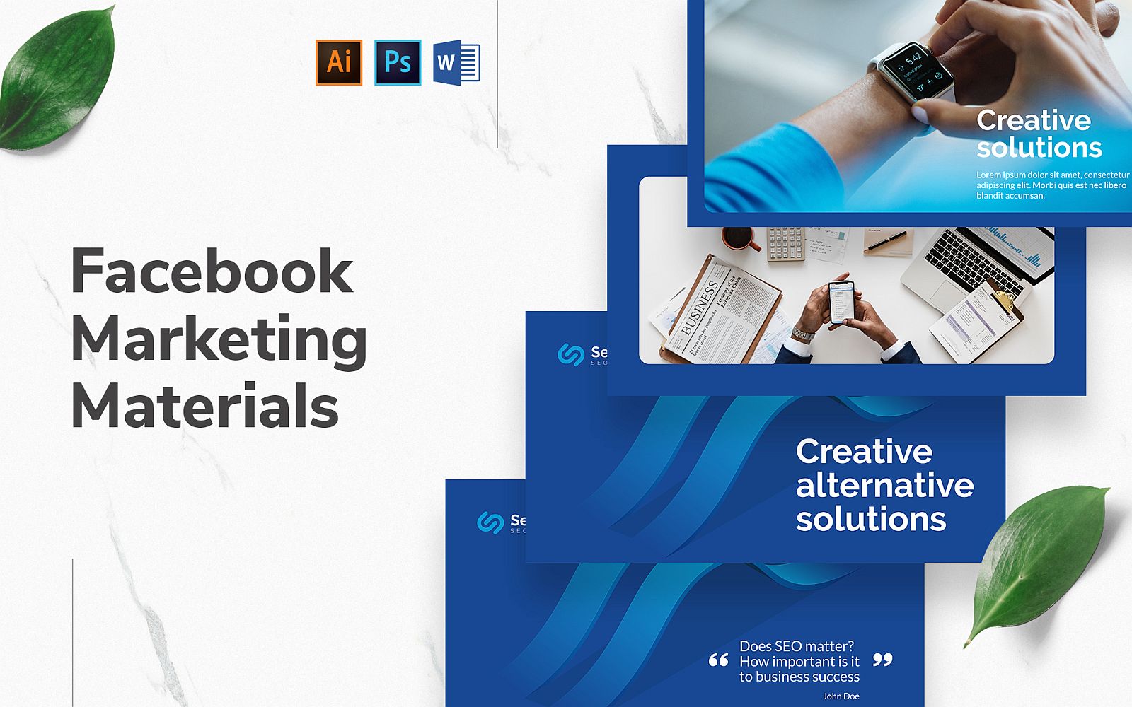 SEO Agency Facebook Cover and Post