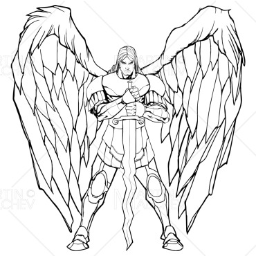 Angel Archangel Illustrations Templates 165134