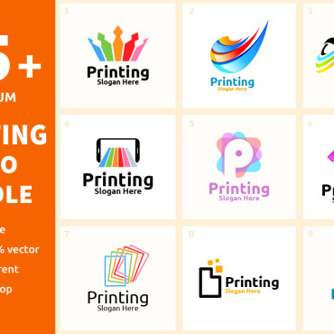 Printing Media Logo Templates 165279